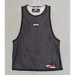 NEW! Moolah Mesh Basketball Reversible Jersey Womens XL Practice Top Black/White